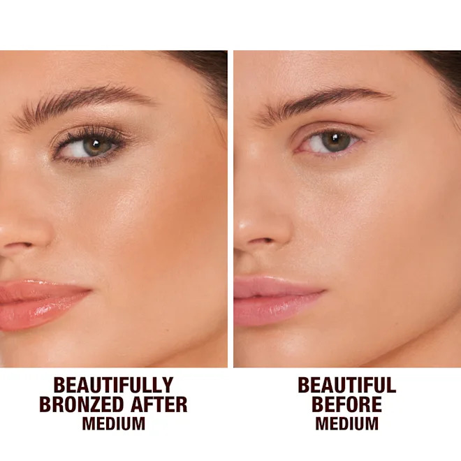 Вологостійкий крем-бронзер для обличчя та тіла Charlotte Tilbury Beautiful Skin Sun-Kissed Glow Bronzer AWARD WINNING!